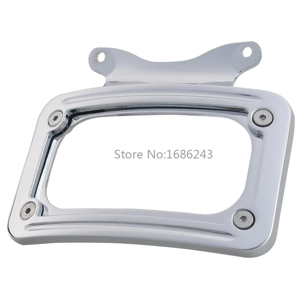 Laydown изогнутая рамка номерного знака подходит для Harley Street Glide FLHX 10-19 FLTRX10-13 FLTRX FLTRXS 15-19 FLHRXS 17-19 FLHXS