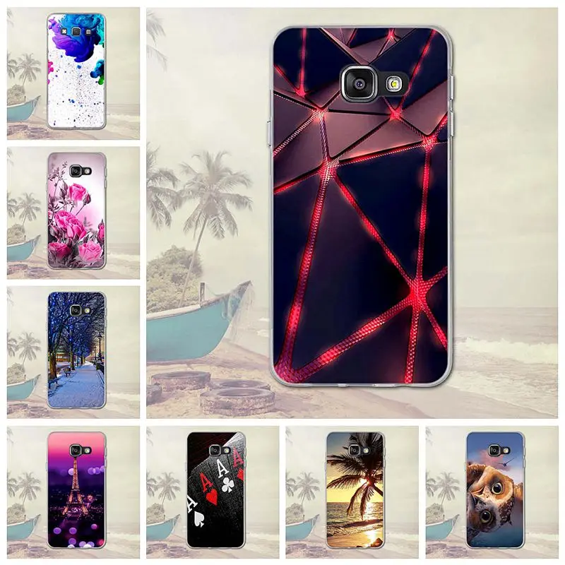 Силиконовый чехол для Samsung Galaxy A3 2016 A310 A310F ультратонкие мягкие чехлы телефонов 4 7