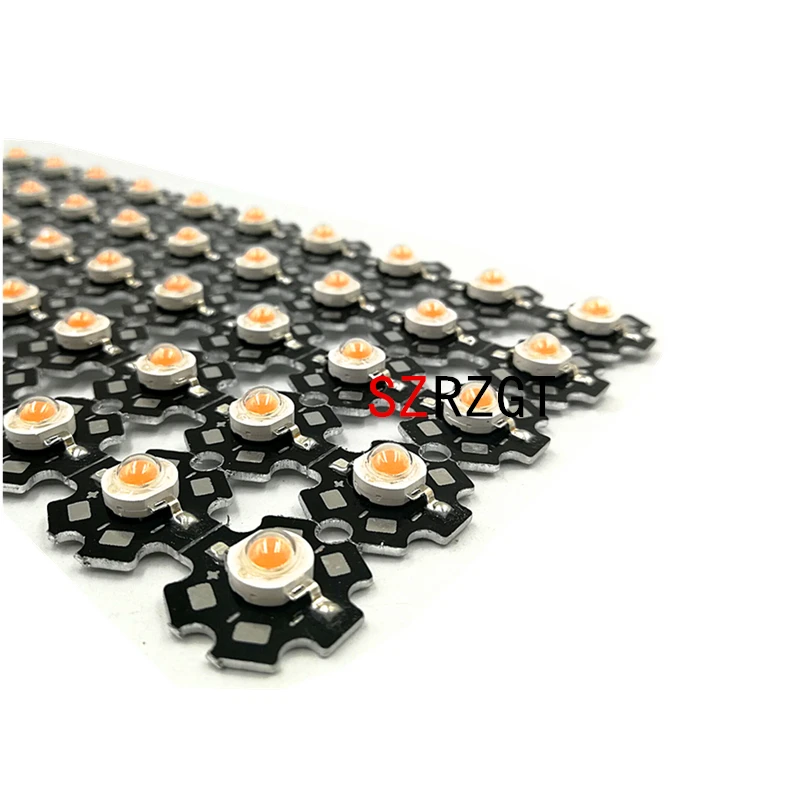 50 шт. led 1 Вт/3 Вт 400нм ~ 840нм полный спектр для роста растений|Подвесные лампочки| |