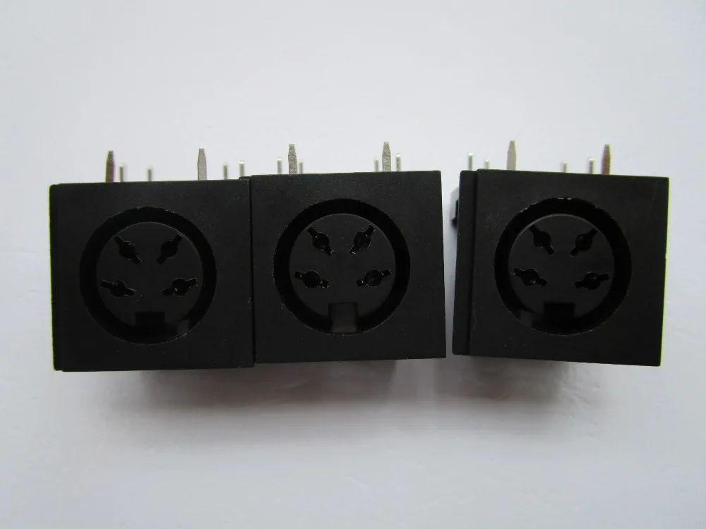 8 шт. S клемма DIN Jack 4 Pin круговой разъем женский PCB монтажный | Обустройство дома