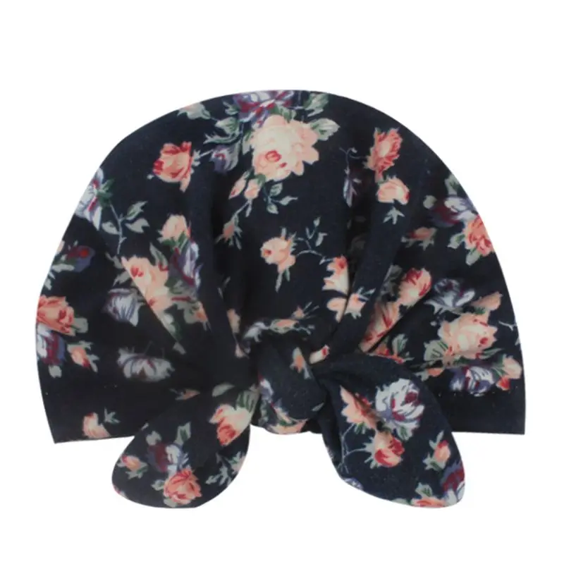 Fashion Baby Hat Solid Turban Kids Girls Sun Elastic Caps 4 Style Cap Bow Tie Infant Accessories | Детская одежда и обувь