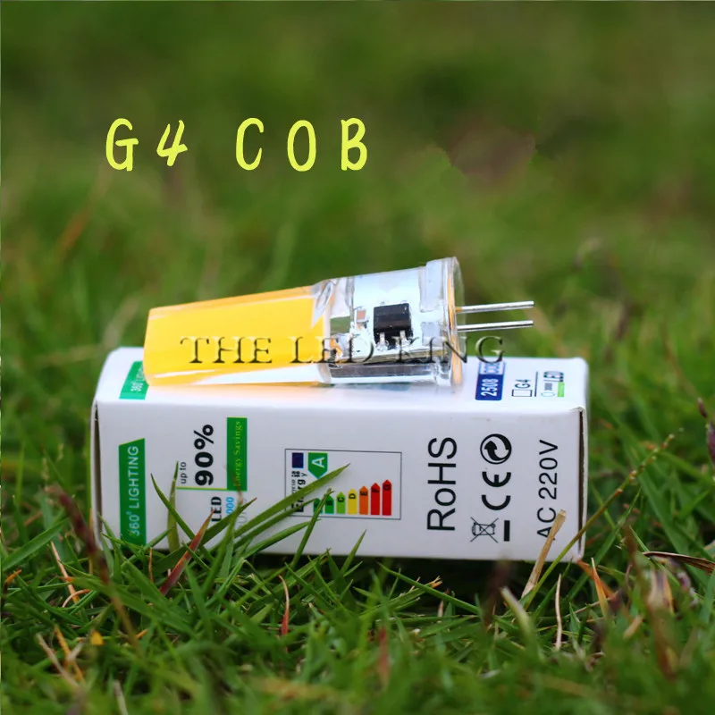 Новое поступление светодиодные лампы G9 COB с регулируемой яркостью 6 Вт 9 12 85 ~ 265 В G4