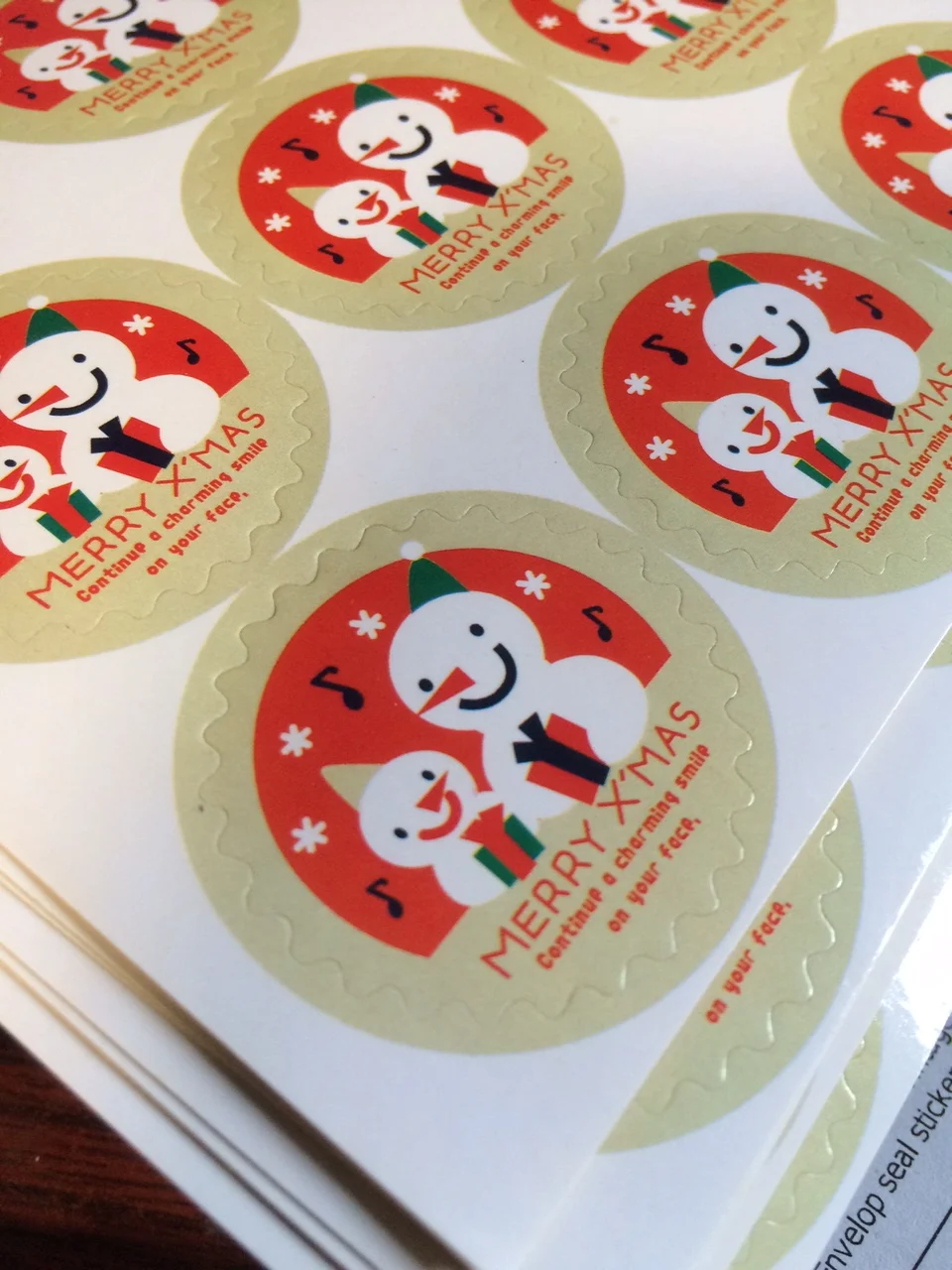 240 шт. бумажная наклейка с рождеством подарочная упаковка Уплотнительная для