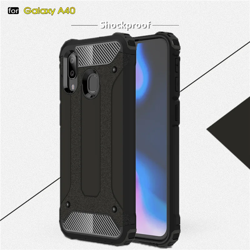 Чехол для samsung Galaxy A40, чехол TPU+ PC, противоударный гибридный защитный чехол, полный чехол для samsung A40, чехол для телефона для samsung A70 A30 A50