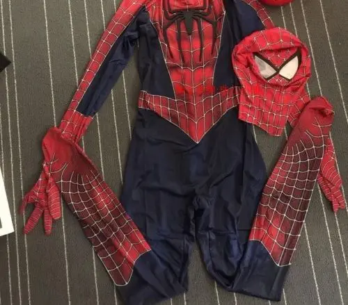 Toby Amazing Spiderman взрослый костюм 3D спандекс Zentai костюм плотный Для Coser маска от синяков под глазами Прямая поставка