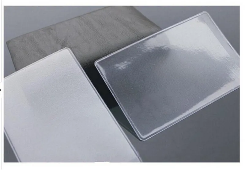 Soft Plastic Clear Card Holders Credit Protectors Bussiness Cover ID 9.6x6cm Dustproof 10pcs/lot | Дом и сад