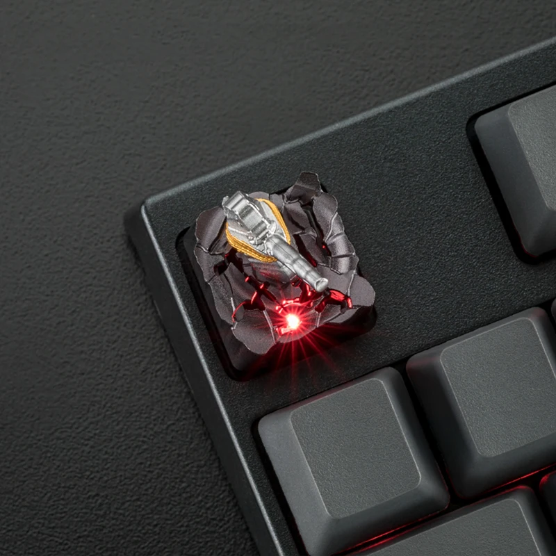 Прозрачная металлическая клавиатура с отсеиваемыми магнитными камнями и