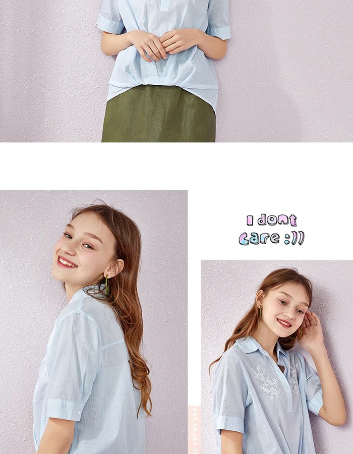 SEMIR женская блузка и топы летний топ Повседневный свободный сплошной шифон женские блузки и рубашки Жилет Блуза женская одежда