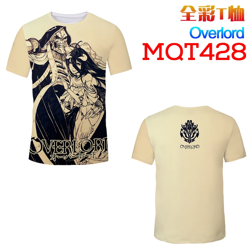 OVERLORD Anime T Shirt Men Women New Fashion Hip Hop Streetwear Tops Tees Casual Funny Graphic Tshirt Plus Size m-XXXL | Женская одежда