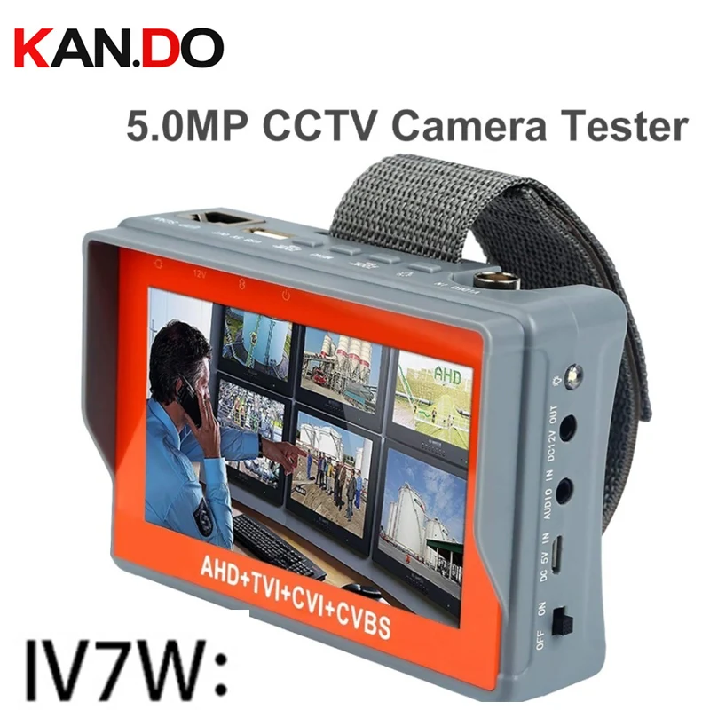 IV7W 4 3 дюйма в одном HD CCTV тестер монитор AHD CVI TVI CVBS аналоговые камеры тестирование 5MP
