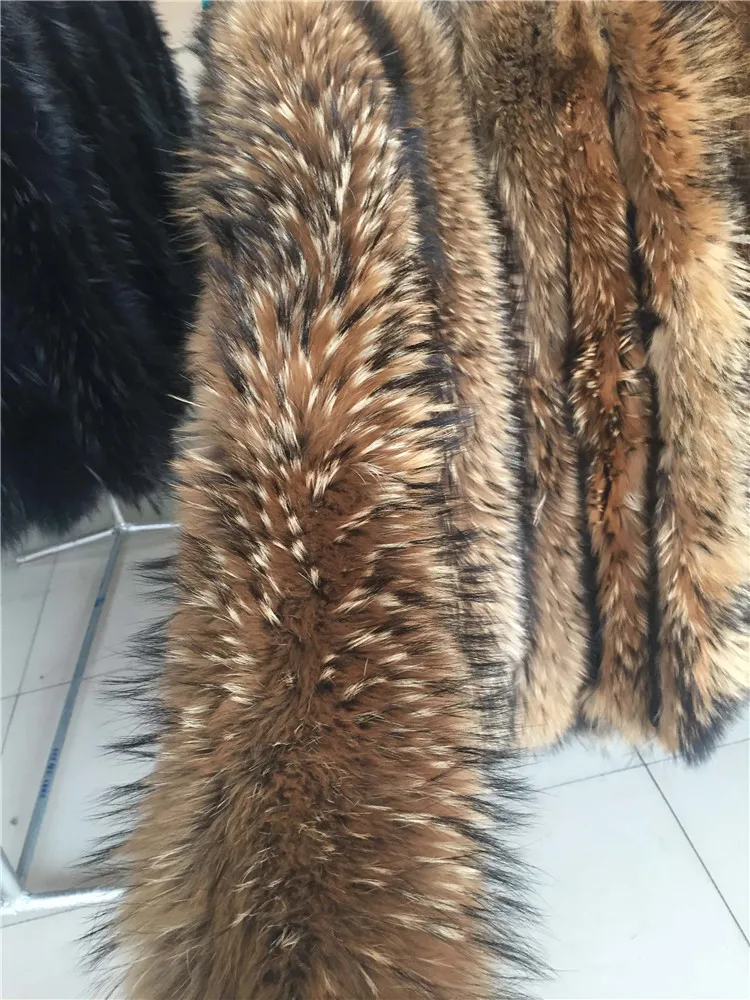 Отделка из натурального меха енота воротник китайская отделка | Дом и сад