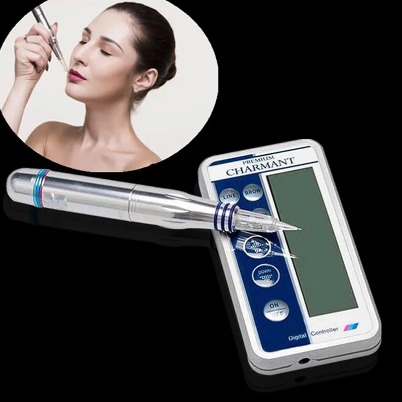 

Charmant Permanent Makeup Machine Kit For Eyebrow Tattoo Lip eyeliner Microblading Pen Set dermografo Make up microblade machine
