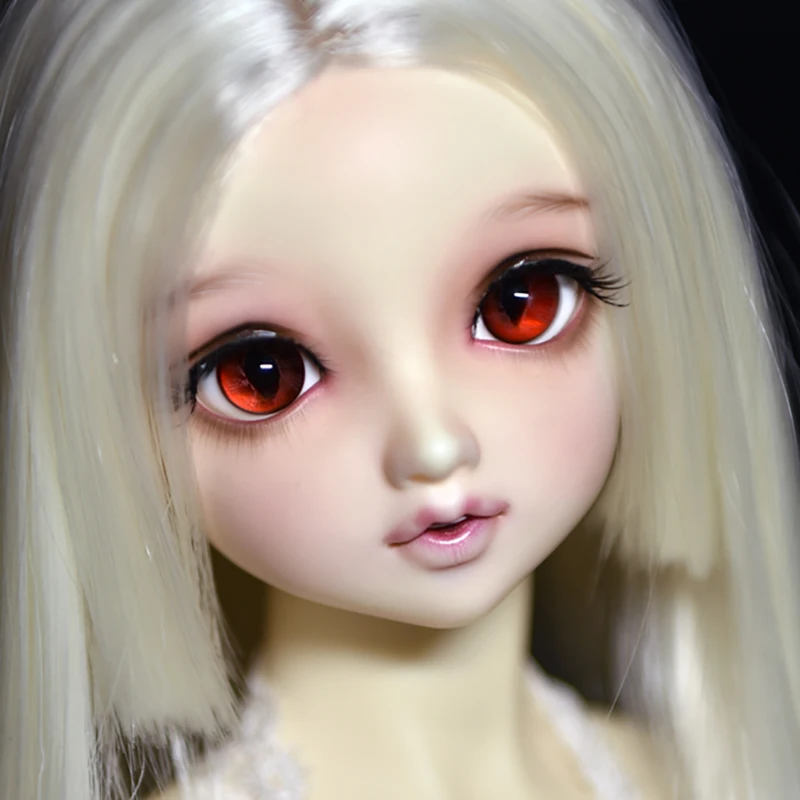 Bybrana Bjd sd Кукла стеклянные звери красные глаза