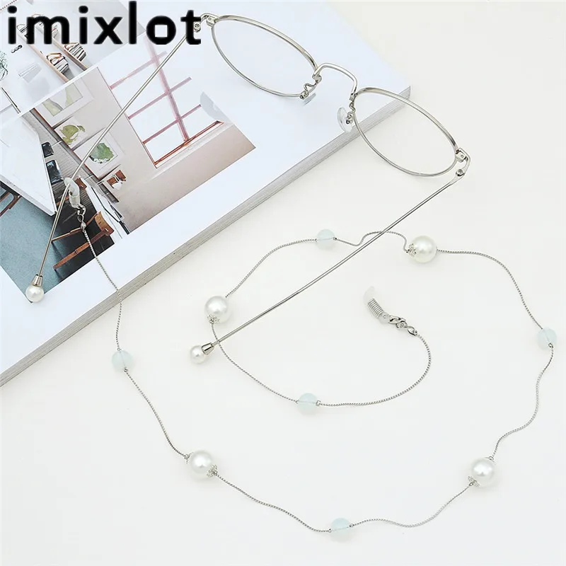 Imixlot милый кулон из сердца с цветами очки цепочкой солнцезащитные в