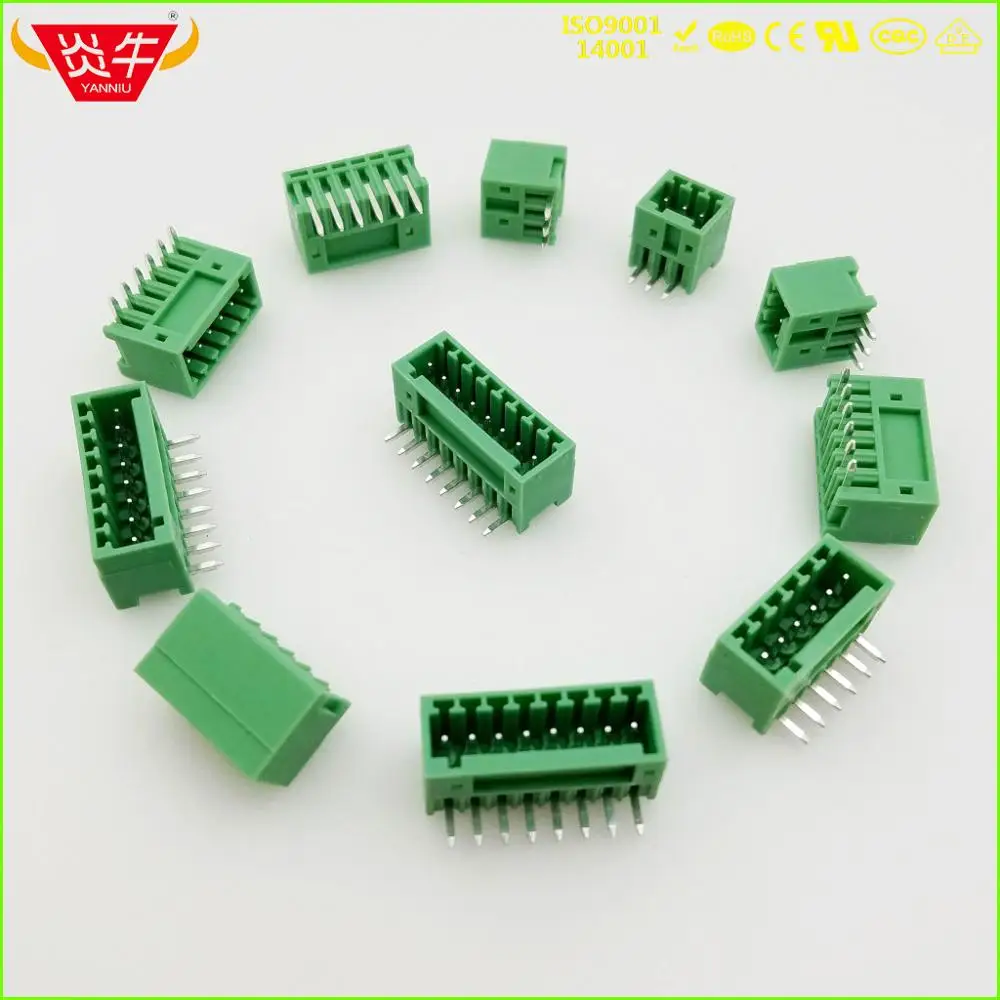 KF2EDGR 2 54 2P ~ 12P 16p печатная плата подключаемые блоки 15 мест оформления мм 2PIN 12PIN MCV 0 5/ G