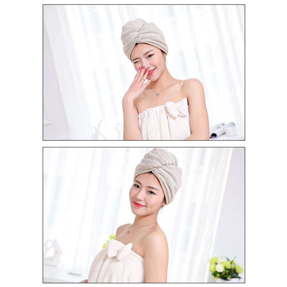 2 шт. женские сушильные полотенца для ванной поглотитель из микроволокна Мягкий