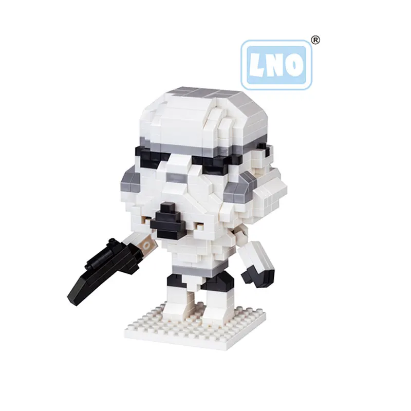 118 without box LNO строительные блоки йода мини блоки Дарт Вейдер DIY Модель BB-8 R2-D2 пластиковые кирпичи развивающие игрушки для детей без коробки - Цвет: 118 without box