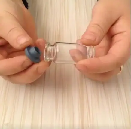 1000sets 10ml Clear Glass Vials with Butyl Stopper & Flip Off Cap