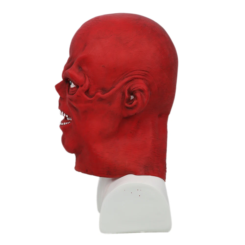 XCOSER Капитан Америка красный череп маска реквизит для косплея латексная полный