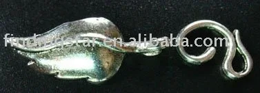 

FREE SHIPPING 50sets Tibetan silver leaf toggle clasps A1187