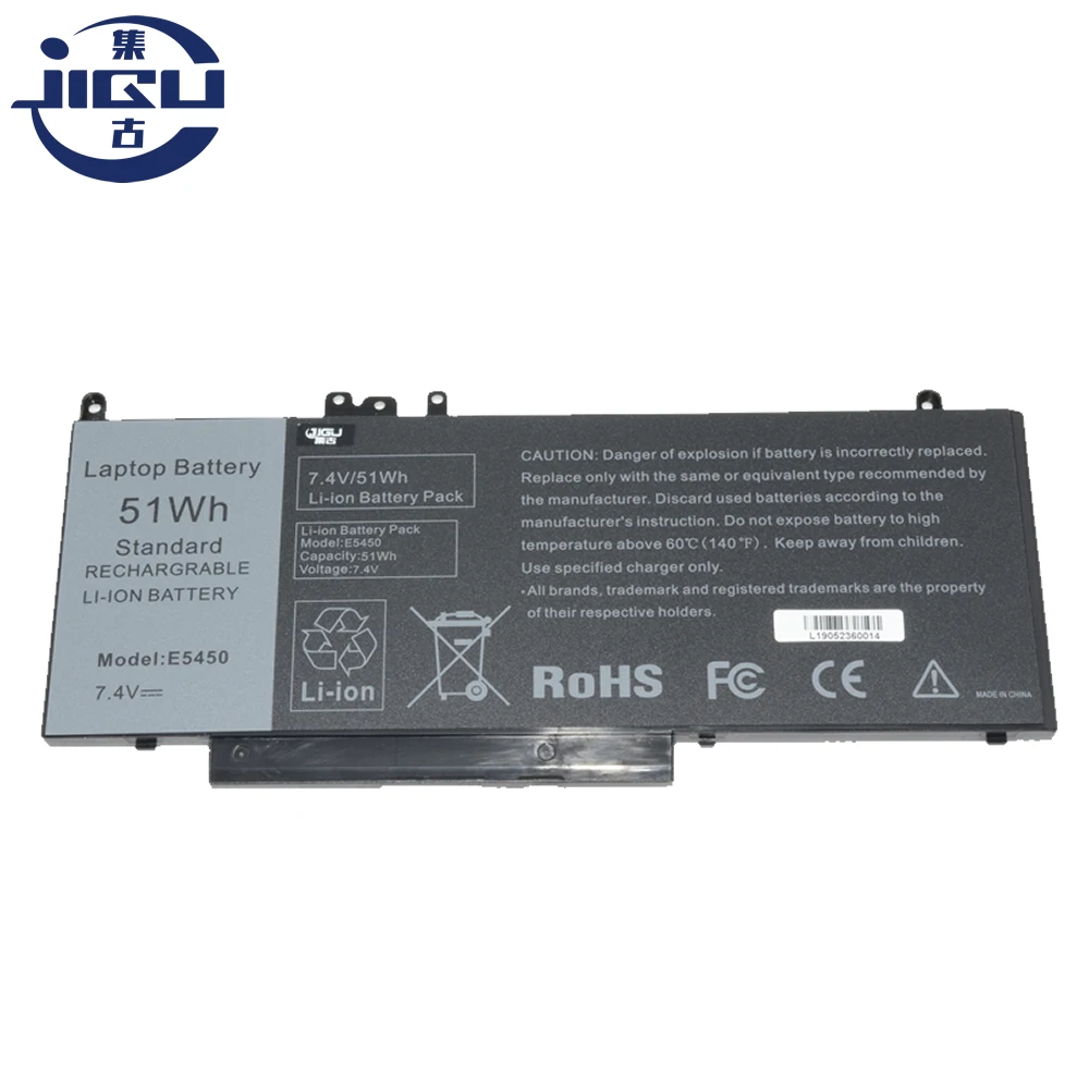 Аккумулятор JIGU для ноутбука Dell Latitude E5450 E5470 E5550 E5570 G5M10 7V69Y TXF9M 79VRK 51WH 7 4 V|Аккумуляторы