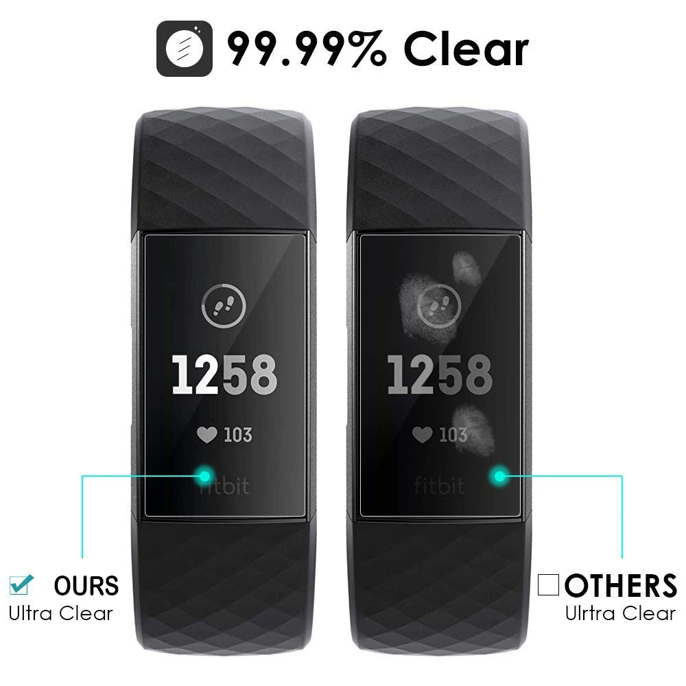 Защитная пленка HD для Fitbit Charge 3 Charge3 против царапин Защитные пленки из ТПУ |