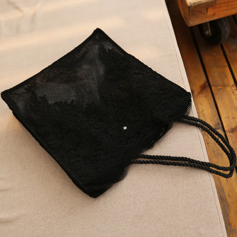 FUNMARDI новые кружевные женские сумки повседневные модные на плечо с вышивкой