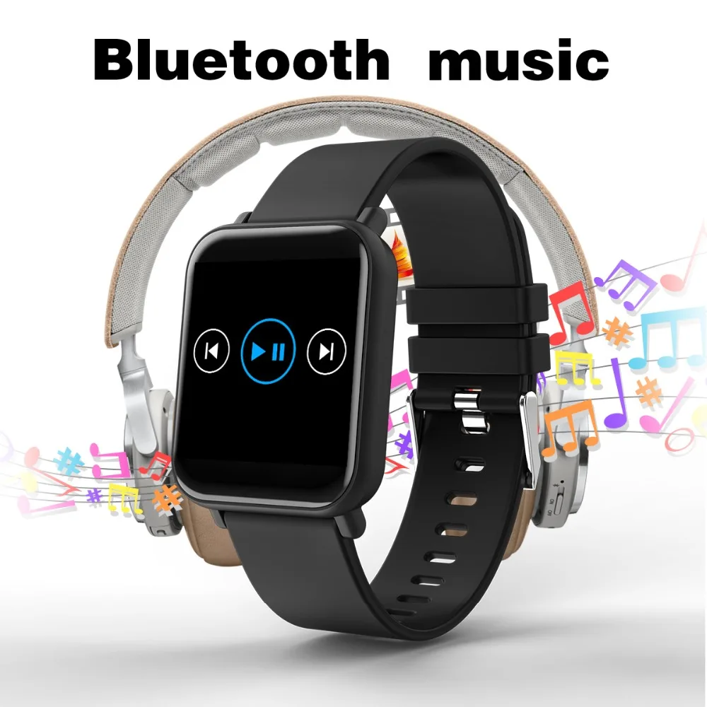 Uhoofit R6 Смарт часы монитор сердечного ритма Фитнес трекер Smartwatch напоминание