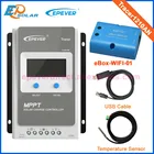 Wi-Fi-приставка EPEVER Tracer1210AN EPSolar, регулятор 12 В, 24 В, автоматическая работа, контроллер солнечной панели, USB-интерфейс + датчик температуры