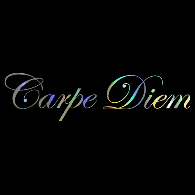 Автомобиль Стикеры 3D 58*12 5 см Carpe Diem Hella Flush s на автомобиле забавные виниловые