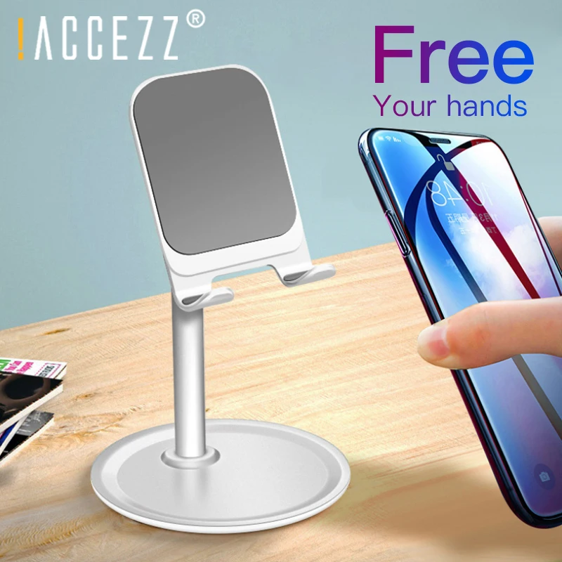 ! ACCEZZ Универсальный держатель для планшетов iPhone 7 X Samsung Xiaomi iPad Air металлическая