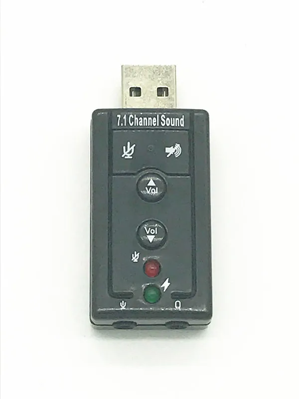 Новая внешняя звуковая карта USB в 3D Аудио адаптер 7 1 каналов профессиональный