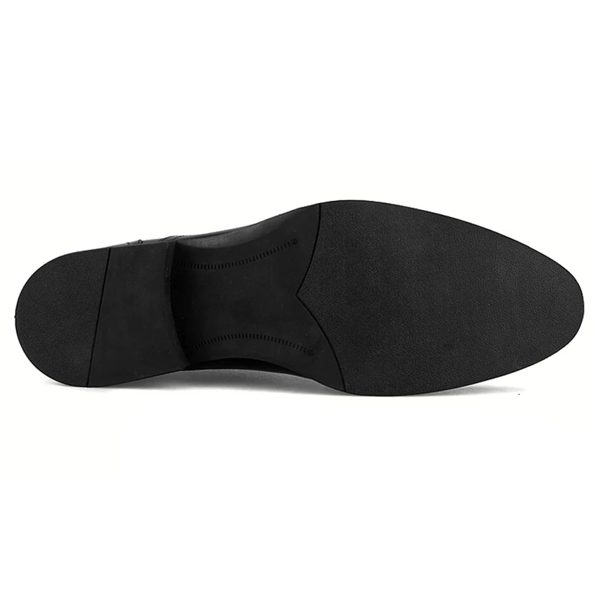 

New Arrival Genuine Leather Formal Dress Man Wedding Party Shoes Pointed Toe Handmade Men's Wingtip Cap Toe Office Oxfords SK163