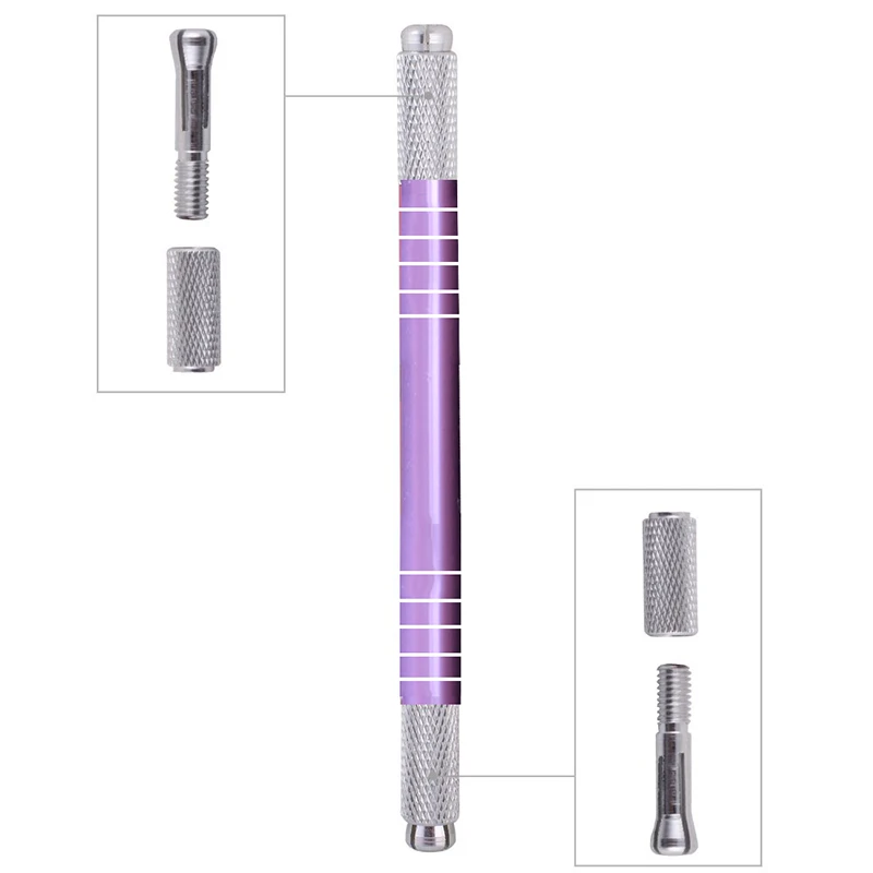 

(US shipping)Double Heads Manual microblading eyebrow tattoo pen For Permanent Makeup With Needle
