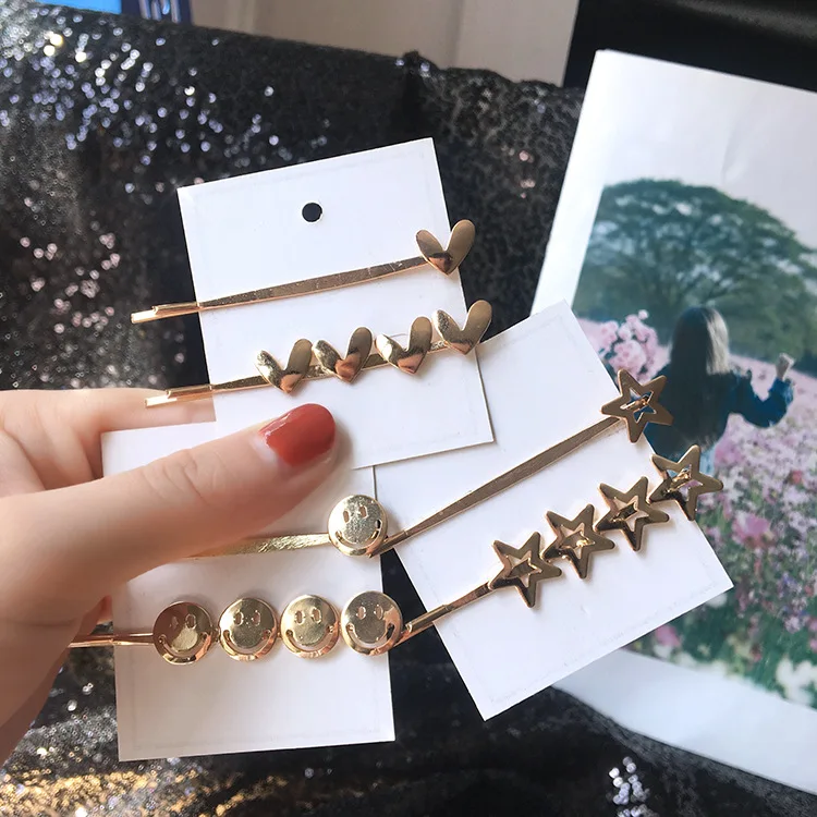 Корейские ювелирные изделия новая мода дикие металлические слова боковая