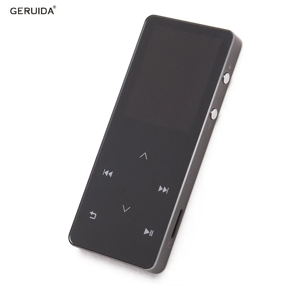 GERUIDA MP4 Bluetooth полностью металлический музыкальный плеер с наушниками Поддержка