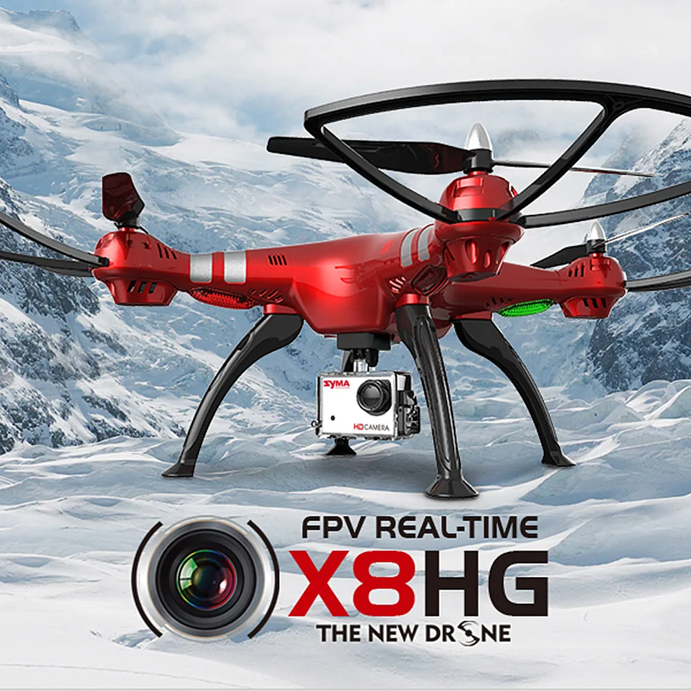 Syma X8HG RC Квадрокоптер Дроны с 8.0MP HD камерой барометр установить высоту и