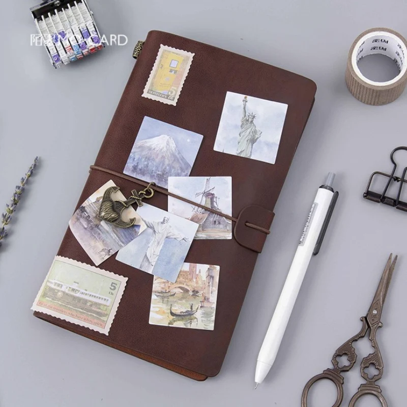 45 шт./лот винтажные бумажные наклейки для путешествий сделай сам дневник