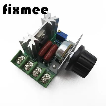 

New PWM 2000W AC Motor Speed Controller 50-220V 25A Adjustable Motor Speed Controller Voltage Regulator