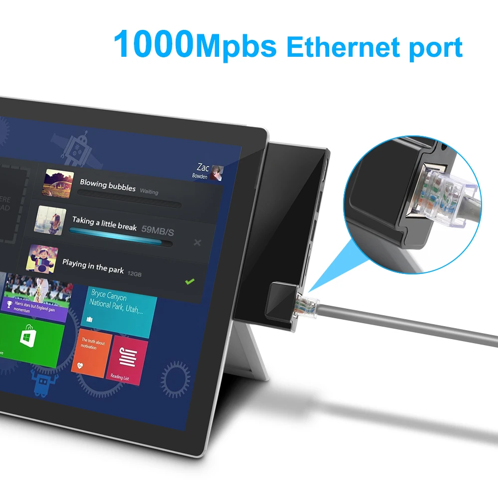 Rocketek usb 3 0 концентратор кардридер 4K HDMI 1000 Мбит/с гигабитный Ethernet адаптер для SD/TF micro