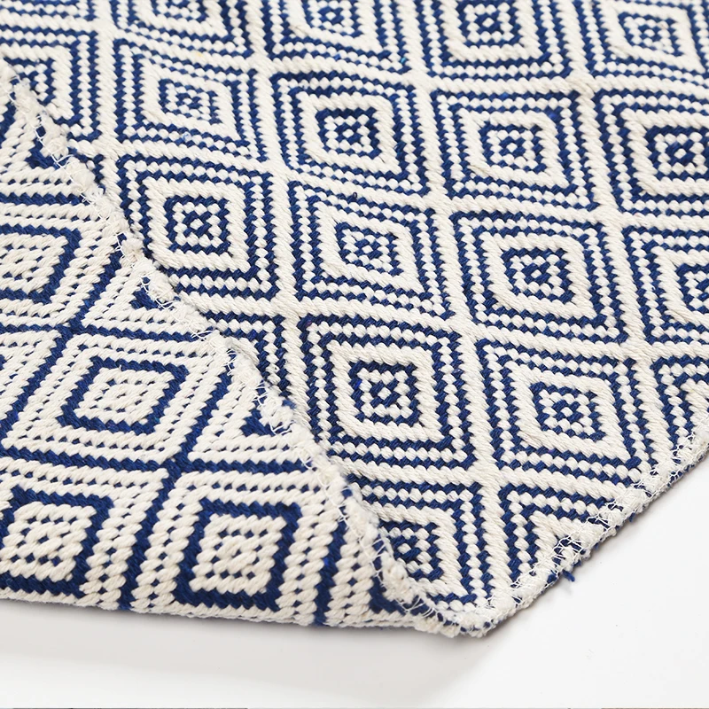 Винтажный хлопковый тканый коврик в персидском стиле геометрический Коврик