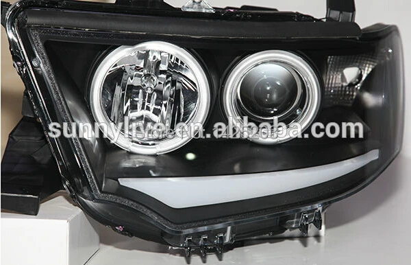 Mitsubishi Pajero Sport Montero Nativa Dakar Challenger светодио дный Ангел глаза фара фары 2013-2009 год SN |
