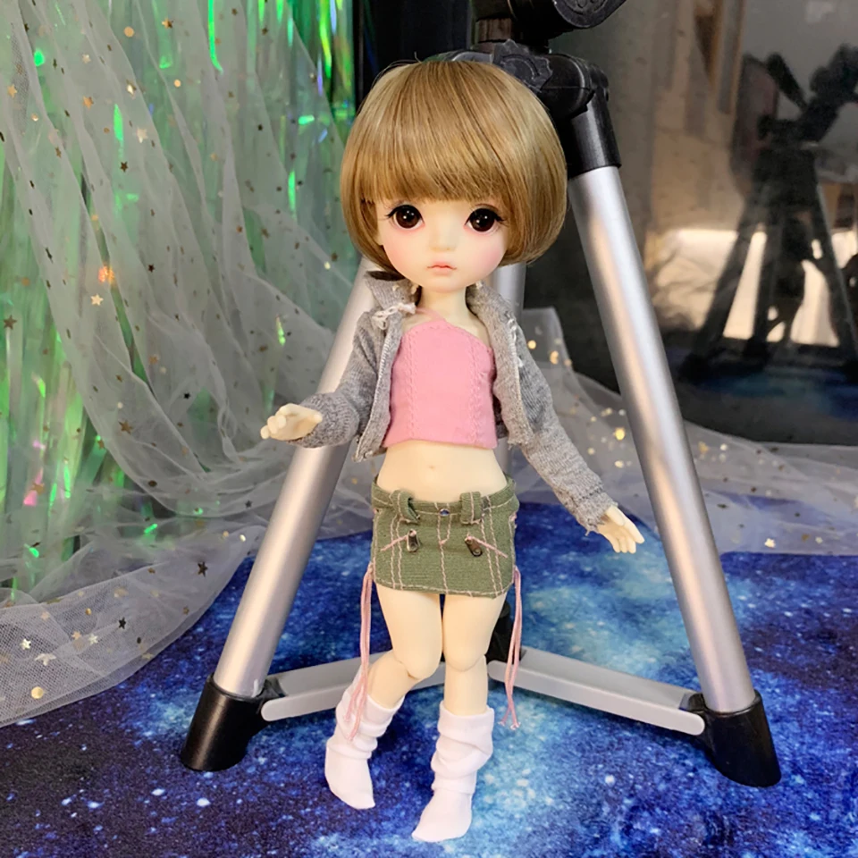 Кукла Cataleya BJD Sd 1/8 детская одежда костюм на бретельках + пальто юбка бесплатная
