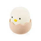 Rambery милый цыпленок ночник для детей креативный яйцо цыпленок Ночная лампа для детей подарок для ребенка мягкий силиконовый детский ночник USB