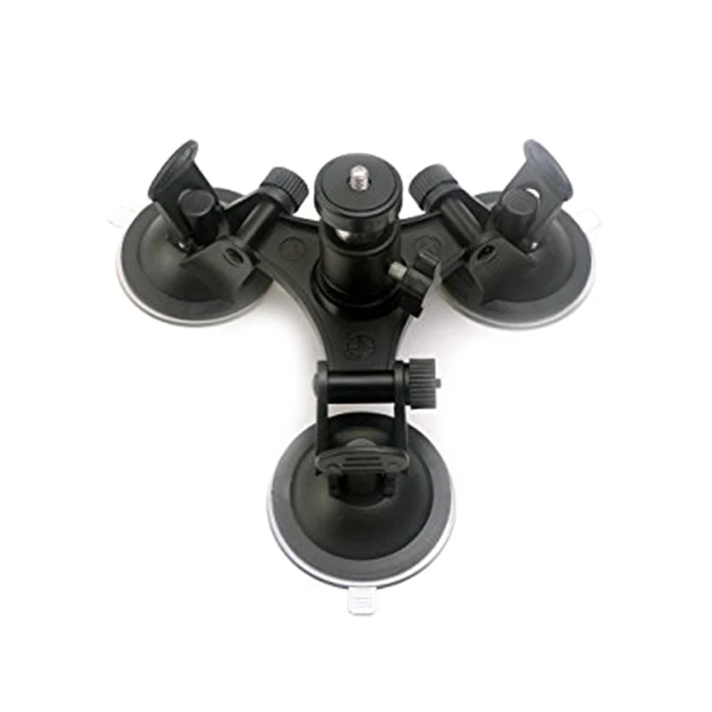 Тройное крепление на присоске низкий угол присоски держатель для Gopro Hero 2 3 3+ 4 камеры