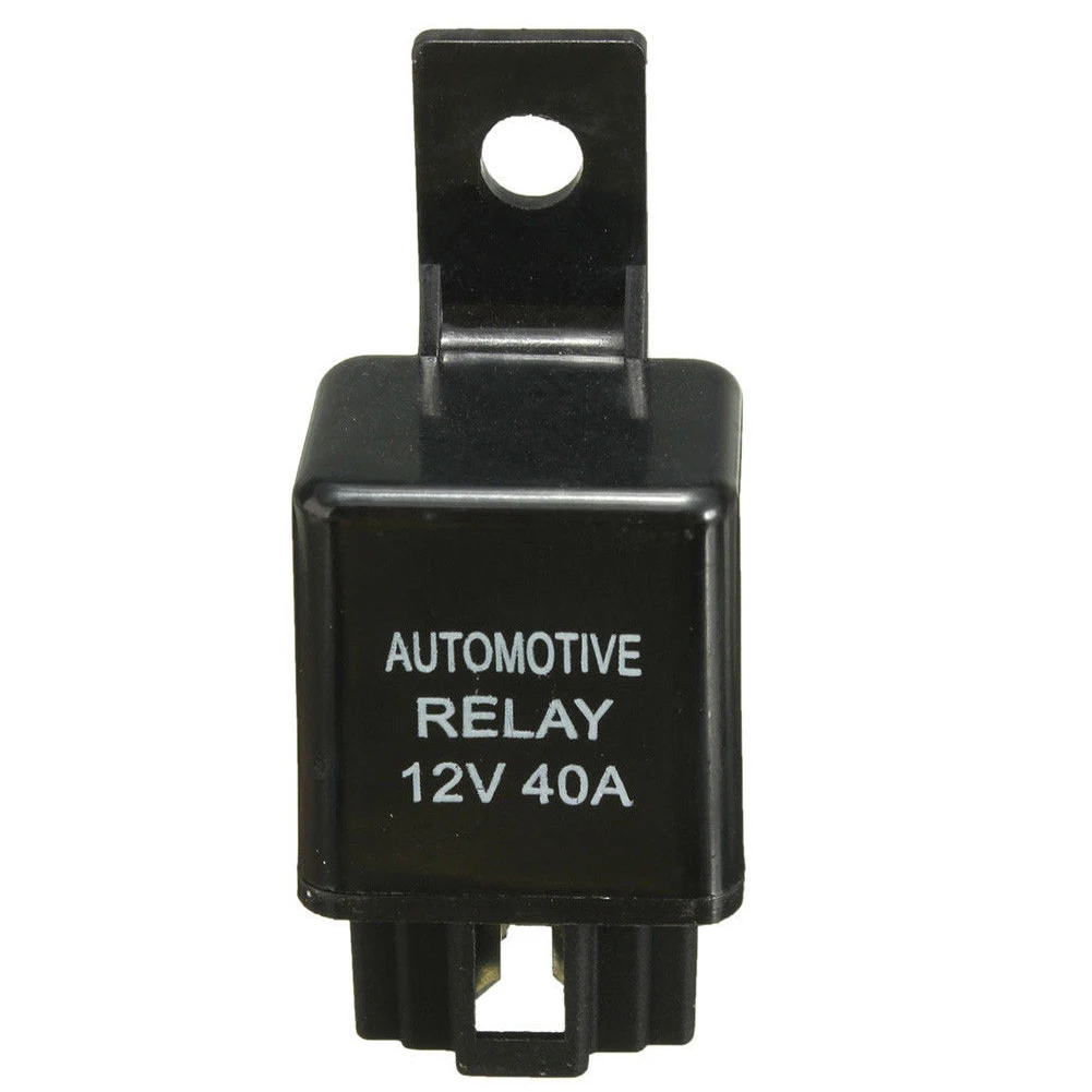 Фирменная Новинка Blk Пластик DC 12 V 40A автомобиль 4 Pin SPST Автомобильная сигнализация