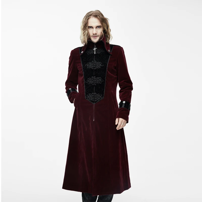 Для мужчин осенью и зимой тонкий готика банкет суд принц платье готический