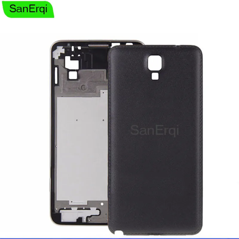 SanErqi полный корпус для Samsung Galaxy Note 3 Neo / N7505 передний рамка ЖК-дисплея пластина +