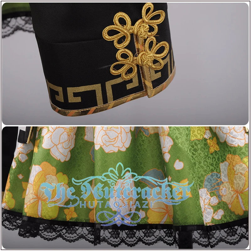 Милый! Солнечный свет! Костюм для косплея Aqours Mijyuku Mijuku Kunikida Hanamaru без рукавов с