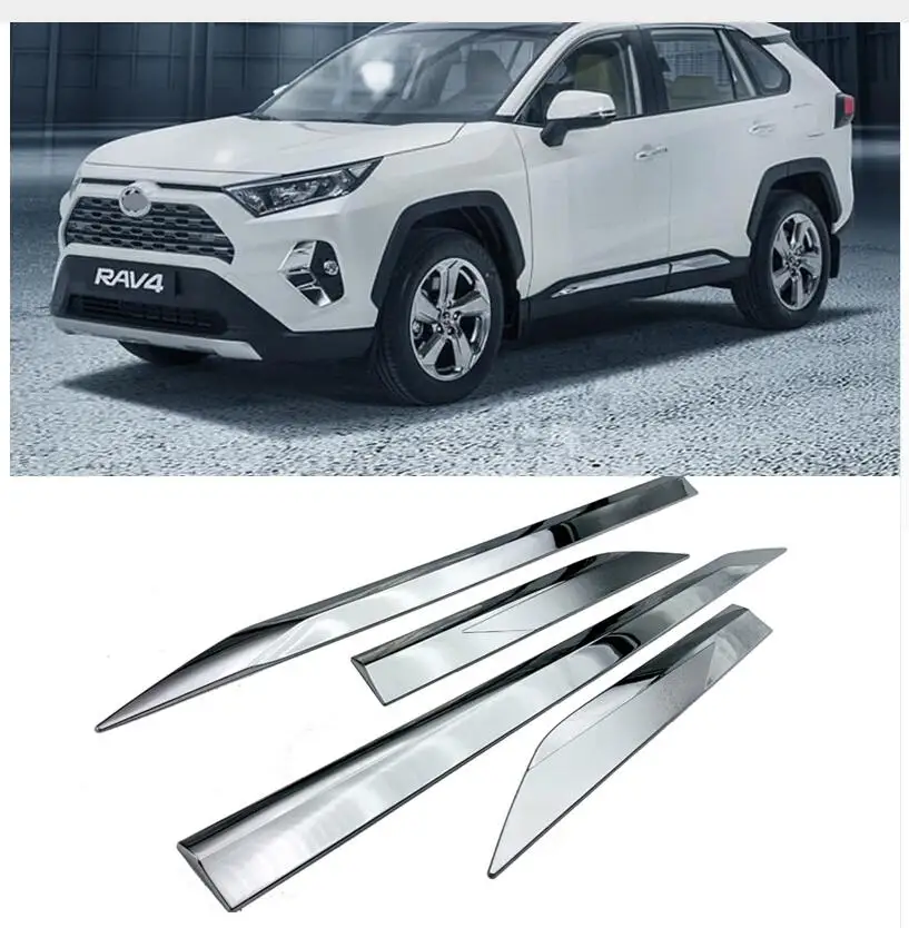 Автомобильные аксессуары ABS Хромированная пластиковая боковая формовочная